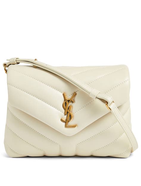 ysl loulou toy bag white|YSL lou toy bag.